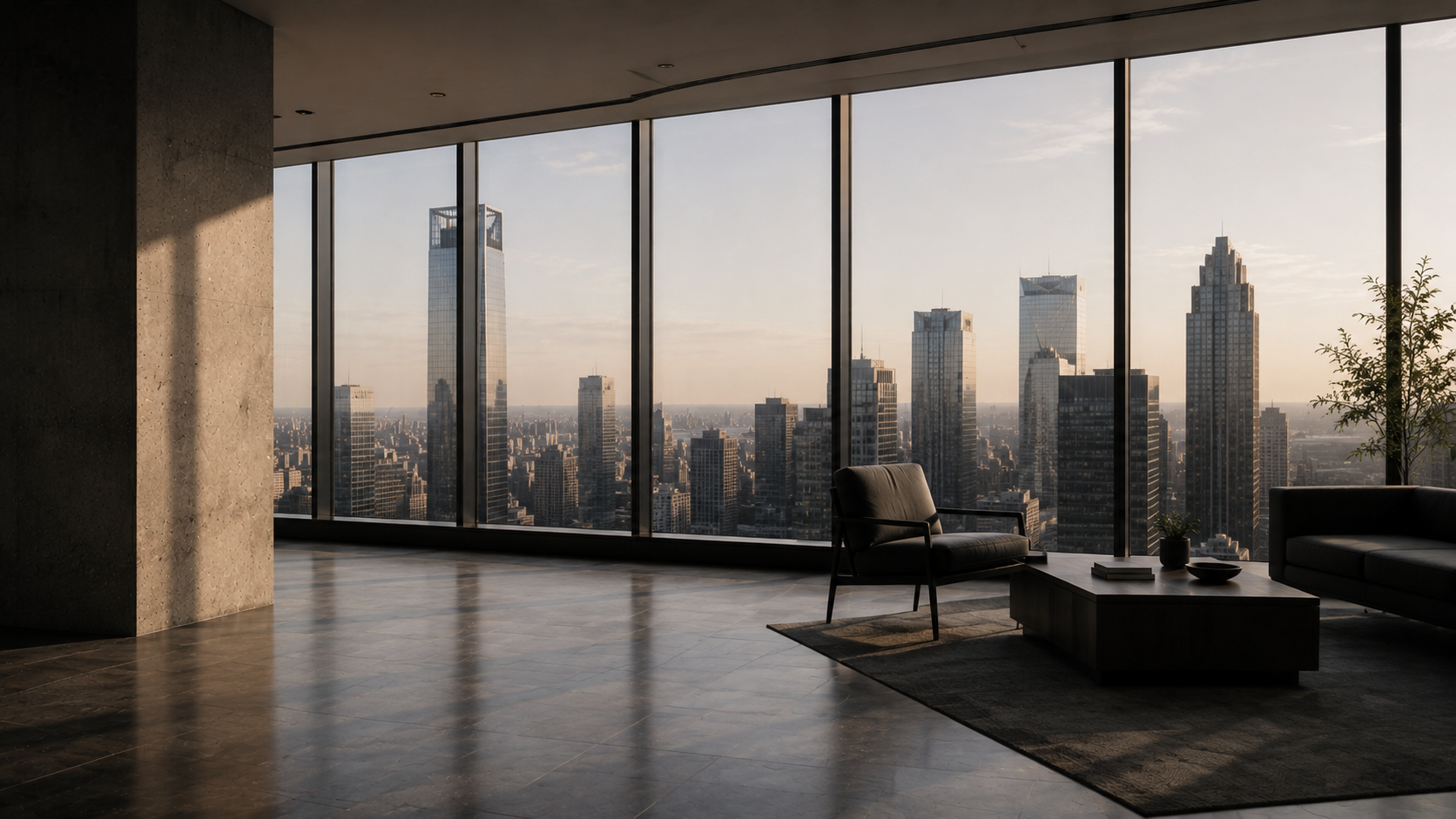 International business skyline representing executive search and recruitment advisory for digital assets