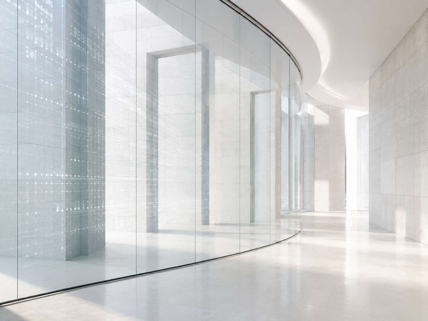 Light architectural interior representing structured market analysis for Gibraltar talent and workforce scoping